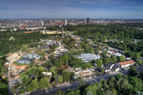 Overblik over Zoologisk Have på Frederiksberg 